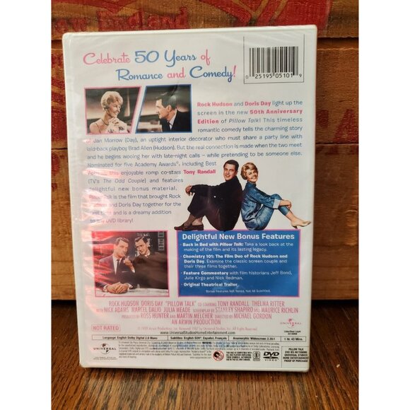 Pillow Talk (DVD, 1959) BRAND NEW SEALED - Picture 2 of 2